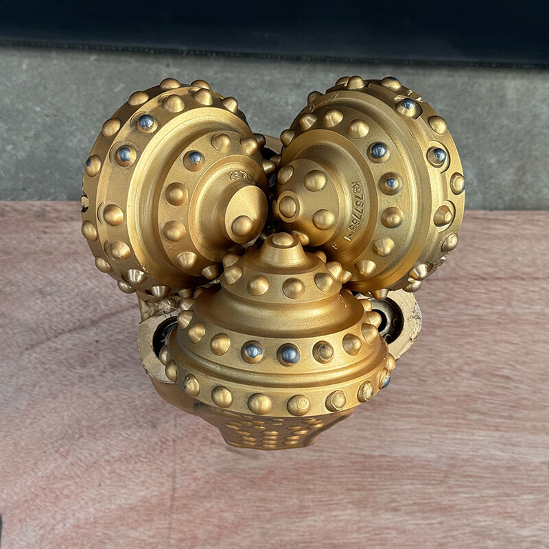 Broca tricónica de dientes de acero IADC637 de 6 1/2 pulgadas para perforación rápida en formaciones blandas