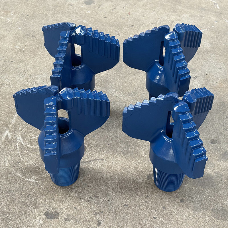 Broca de arrastre escalonada de 9 pulgadas (228 mm) con puntas de carburo, brocas de arrastre de aleación, brocas para pozos de agua de 228 mm